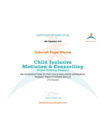 Child Inclusive Mediation & Counseling